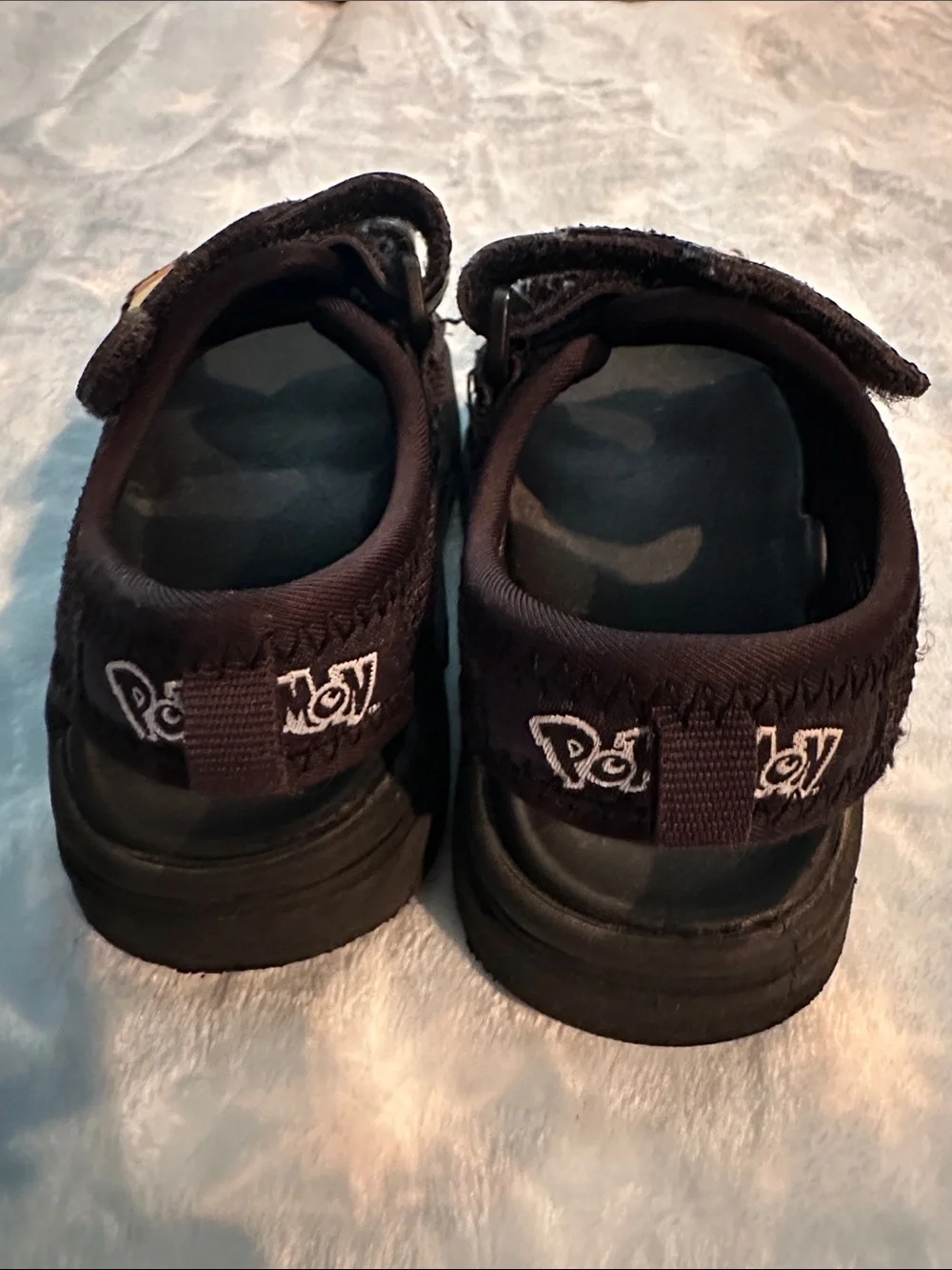 Birkenstock Toddler Size 26 Unisex Sandals Black Double Strap EVA